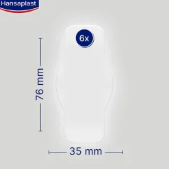 Outlet Hansaplast Zweite Haut Schutz Pflaster, 6 St