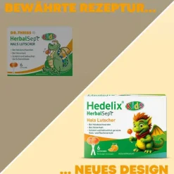 Hedelix Herbalsept Hals Lutscher Kids, 6 St