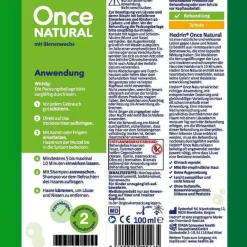 New Once Natural, 100 ml Läuseshampoo