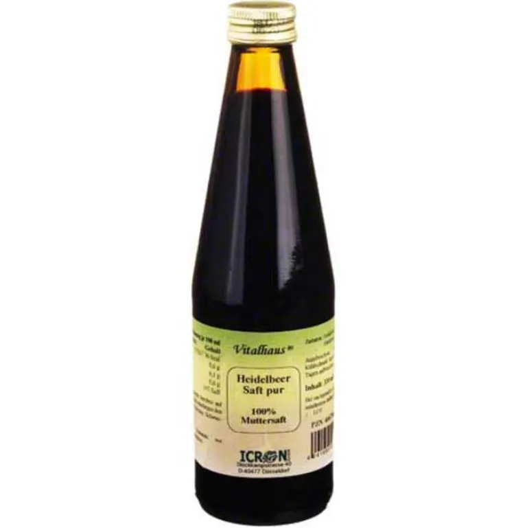 Hot Vitalhaus Heidelbeer Saft pur , 330 ml