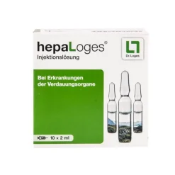 Outlet hepaLoges® Injektionslösung, 10X2 ml Galle Medikamente