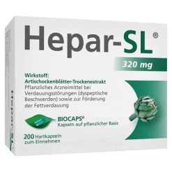 Hot Hepar-SL ® 320 mg Hartkapseln, 200 St