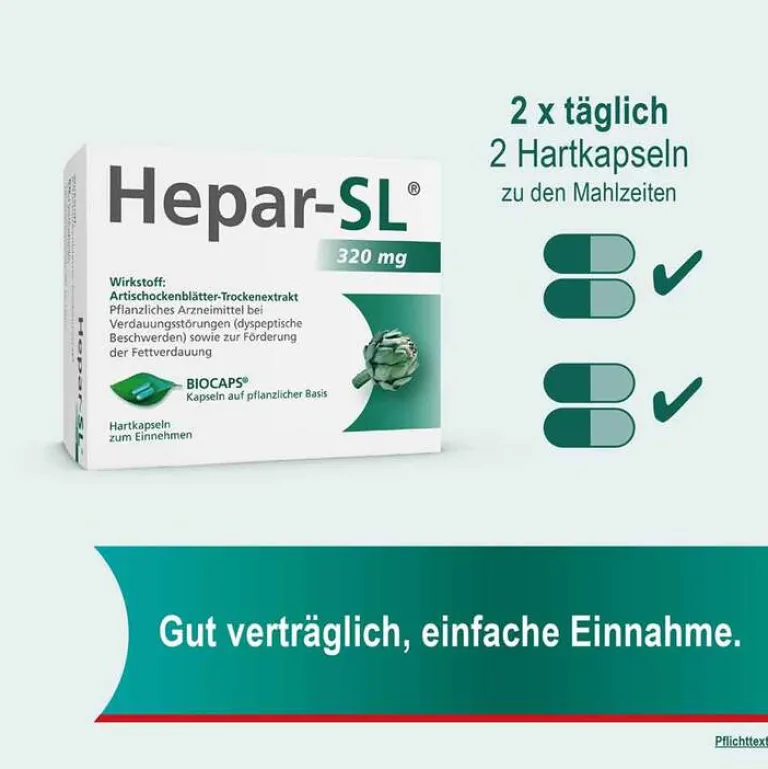 Hot Hepar-SL ® 320 mg Hartkapseln, 200 St