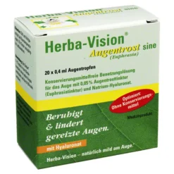 Herba-Vision® Augentrost sine Augentropfen, 20X0.4 ml Augentropfen Bindehautentzündung