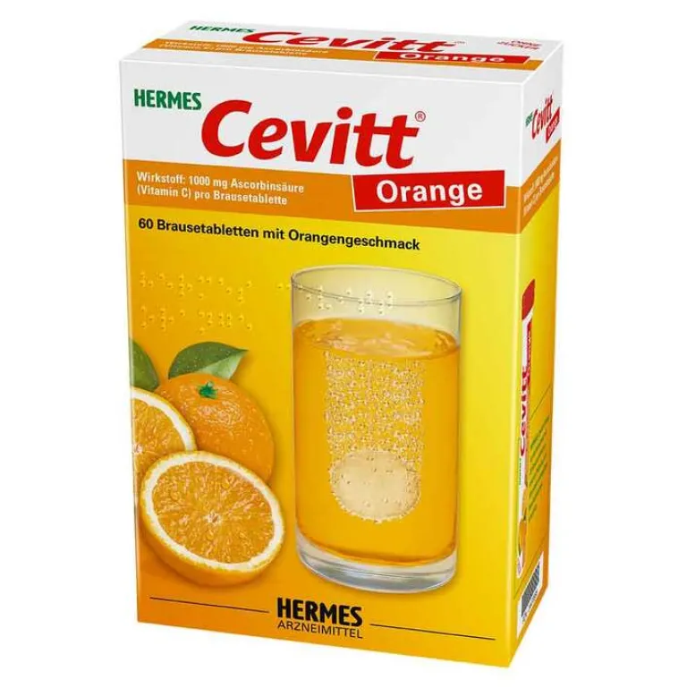 Outlet Hermes Orange Brausetabletten, 60 St Vitamin C (Ascorbinsäure)