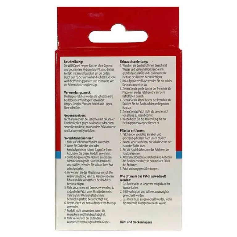 Outlet Herpes Patch hydrokolloid, 6 St Lippenherpes