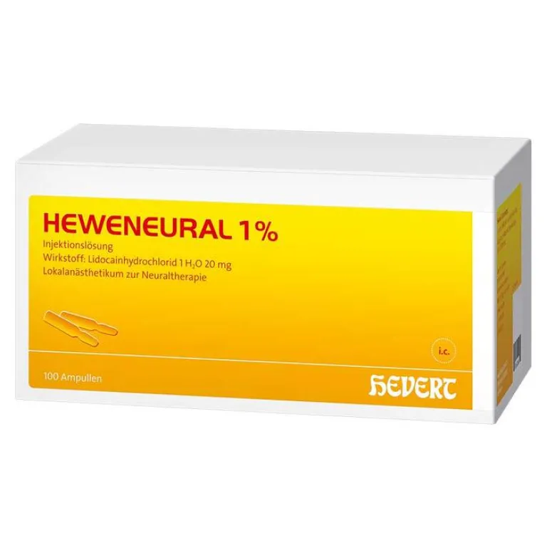 Heweneural 1% Ampullen, 100X2 ml Lidocain