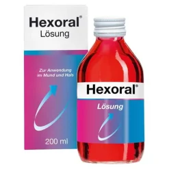 Hexoral® Lösung bei Entzündungen im Mundraum, 200 ml