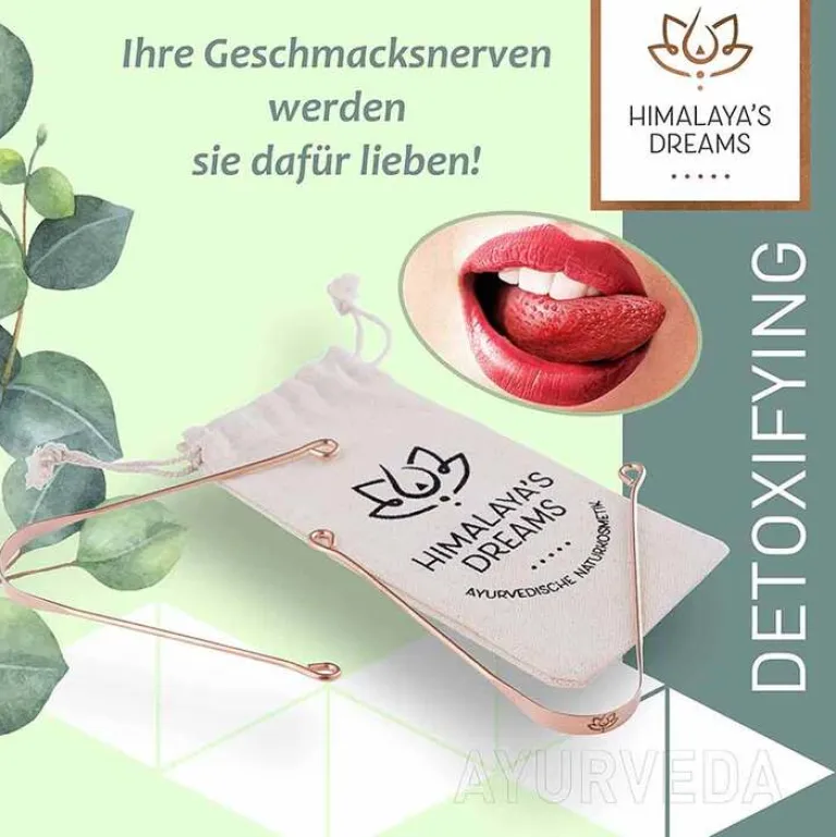 Clearance Ayurveda Zungenreiniger 2er Set, 1 P Mund- Und Zahnpflege