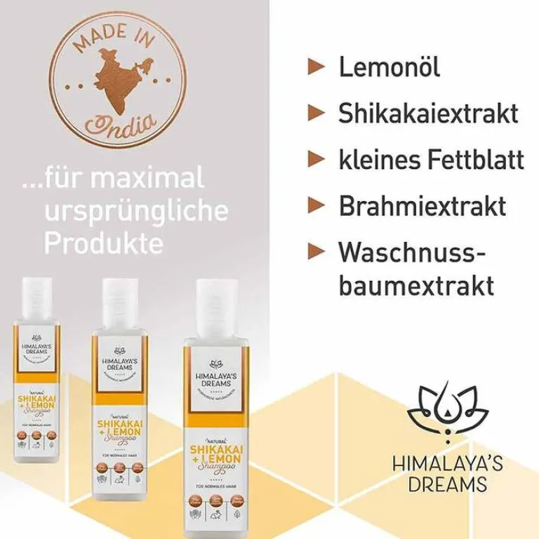 Discount Ayurveda Shampoo Shikakai & Lemon, 200 ml Haarpflege