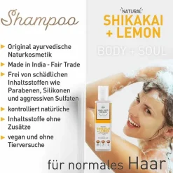 Discount Ayurveda Shampoo Shikakai & Lemon, 200 ml Haarpflege