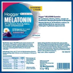 Discount Hoggar Melatonin Gummies, 30 St