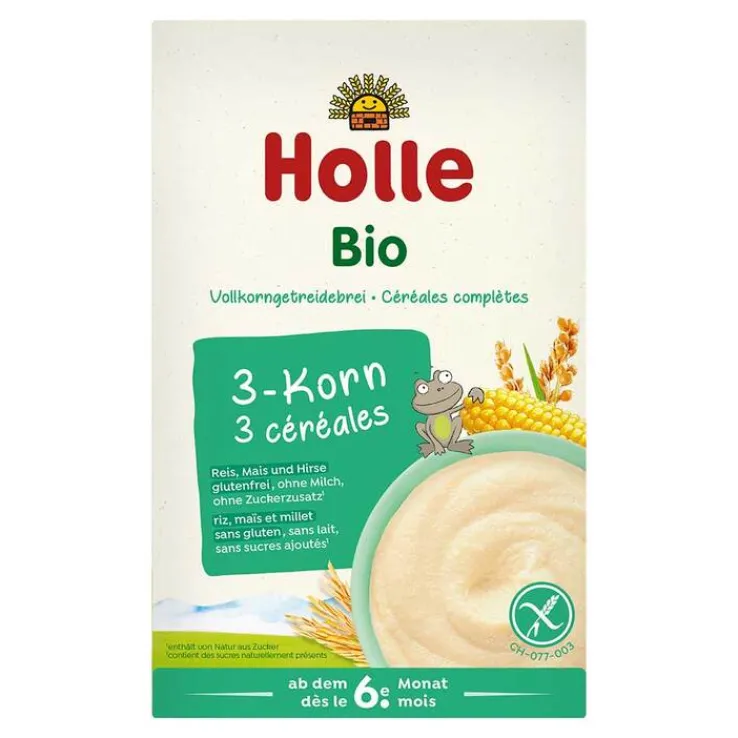 Holle Bio-Vollkorngetreidebrei 3 Korn, 250 g