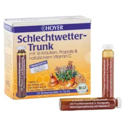 New Schlechtwetter Trunk Trinkampullen, 10X10 ml Sonstige Bio Produkte