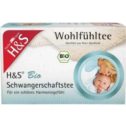 H&S Bio Schwangerschaftstee Filterbeutel, 20X2 g Schwangerschaftstee