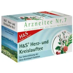H&S Herz Kreislauf Tee Filterbeutel, 20X2.0 g Tee