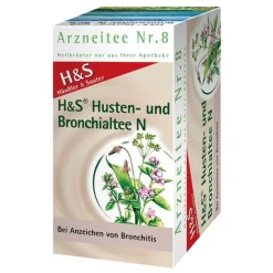 Discount H&S Husten- und Bronchialtee N Filterbeutel, 20X2.0 g Erkältungstee