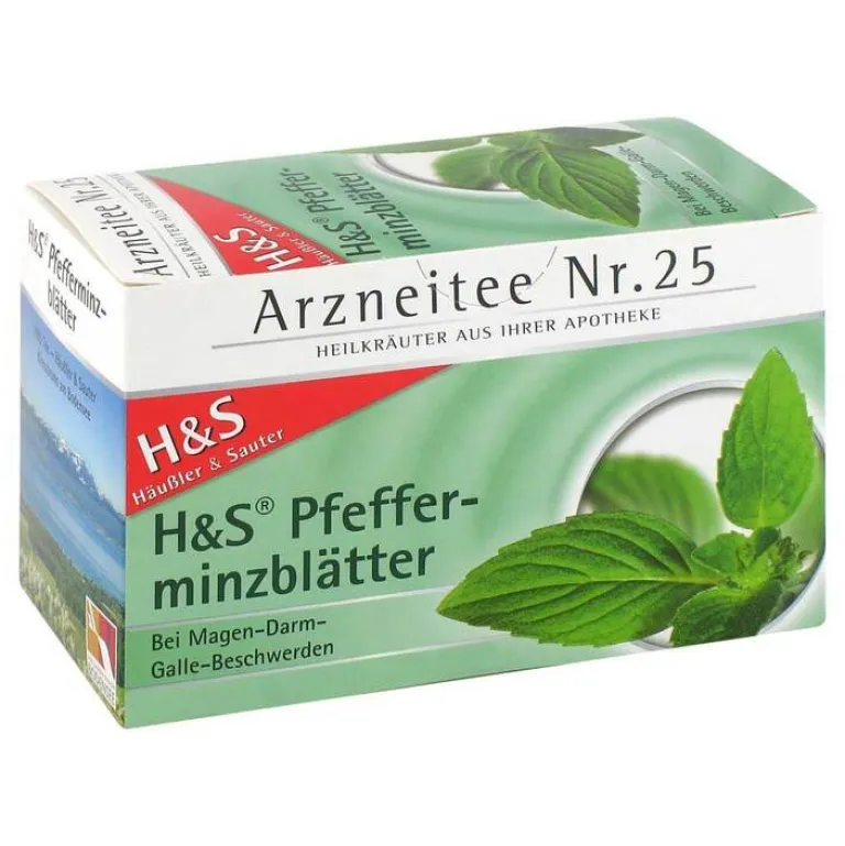 Best H&S Pfefferminztee Filterbeutel, 20X1.5 g Magentee