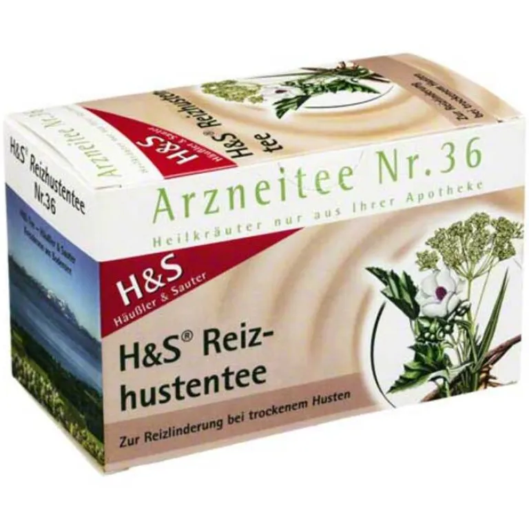 Best H&S Reizhustentee Filterbeutel, 20X2.5 g Erkältungstee