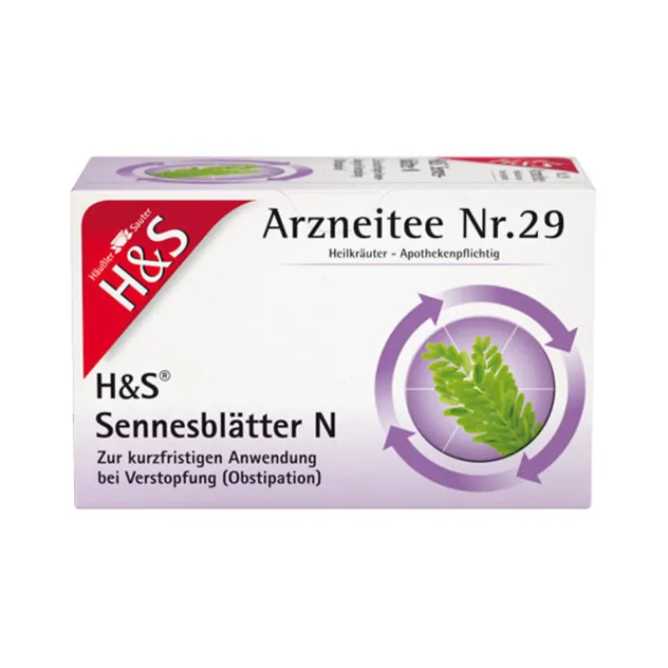H&S Sennesblätter N Filterbeutel, 20X1.0 g