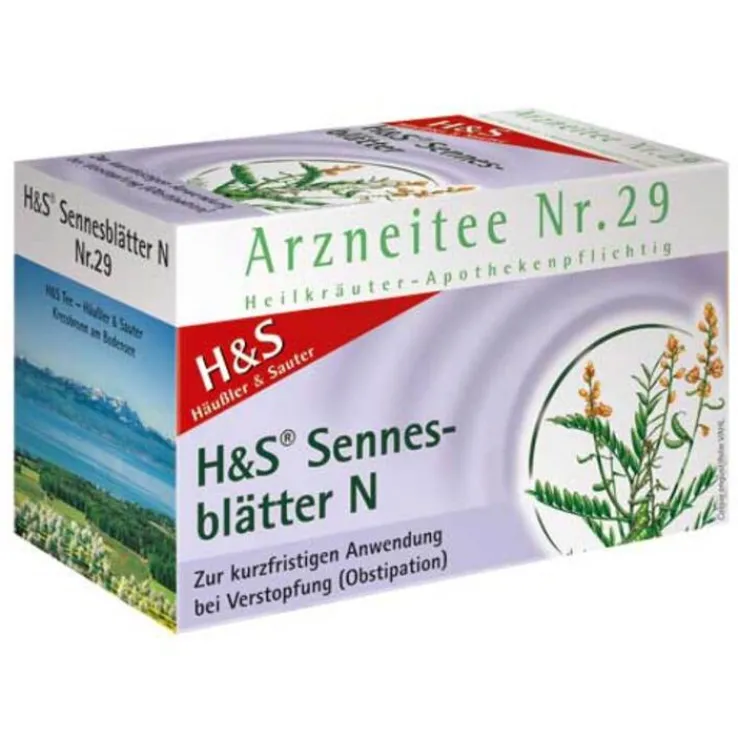 H&S Sennesblätter N Filterbeutel, 20X1.0 g