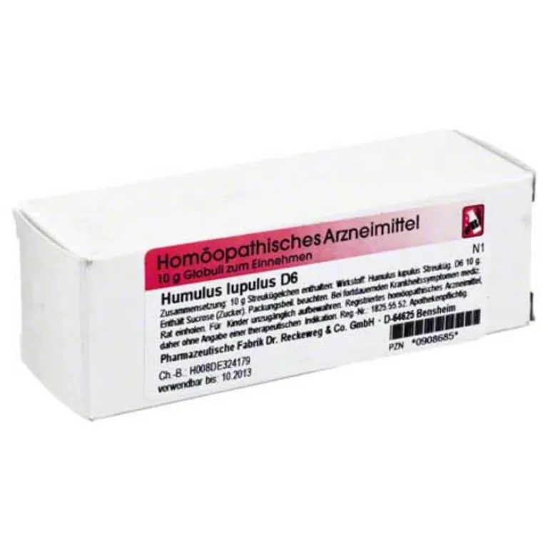 New Dr. Reckeweg Humulus Lupulus D 6 Globuli, 10 g