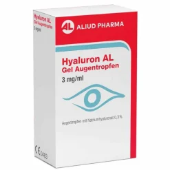 Outlet Aliud Pharma Hyaluron AL Gel Augentropfen 3 mg / ml, 2X10 ml