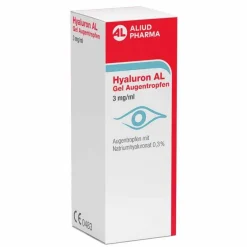 Online Hyaluron AL Gel Augentropfen 3 mg / ml, 1X10 ml Augentropfen Trockene Augen|Augengel