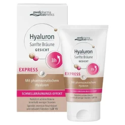 Clearance Hyaluron Sanfte Bräune Express Gesicht Creme, 30 ml Selbstbräuner