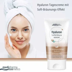 Hyaluron Sanfte Bräune Gesichtspflege Creme, 50 ml