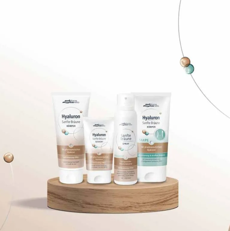 Hot Hyaluron Sanfte Bräune Körperpflege Creme, 200 ml Selbstbräuner