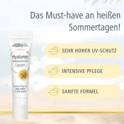 Hyaluron Sonnenpflege Lippen LSF 50+ , 7 ml