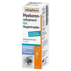 Hot Ratiopharm Hyaluron- Gel Augentropfen, 10 ml