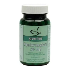 Hyaluronsäure 50 mg Kapseln - green line, 60 St