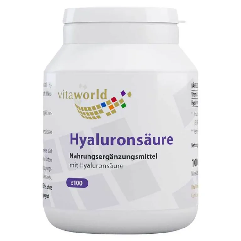 Vitaworld Hyaluronsäure 100 mg Kapseln, 100 St