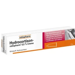 Hydrocortison 0,5%, Creme, 15 g Arzneimittel Gegen Ekzeme & Entzündungen|Allergie Medikamente