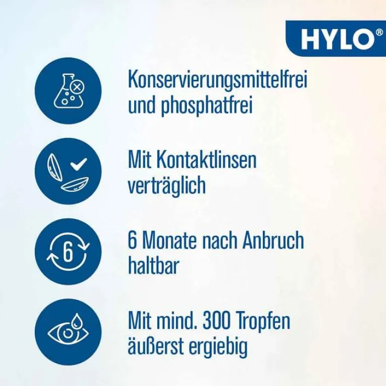 Discount HYLO GEL Augentropfen, 10 ml Augentropfen Trockene Augen
