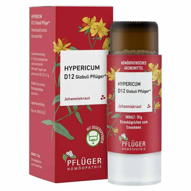 Hypericum D12 Globuli Pflüger Dosierspender, 10 g