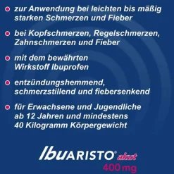 Ibu akut 400 mg Filmtabletten, 10 St Zahnschmerztabletten|Regelschmerzen Tabletten