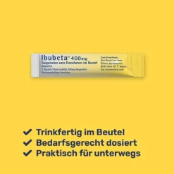 Ibubeta 400 mg Suspension zum Einnehmen im Beutel, 20 St