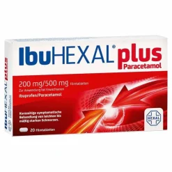 Sale Ibu plus Paracetamol 200 mg/500 mg Filmtabletten, 20 St Zahnschmerztabletten|Regelschmerzen Tabletten