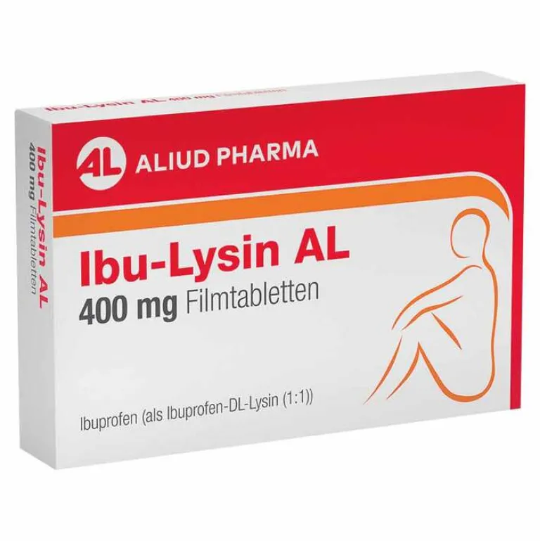 Hot Ibu-Lysin AL 400 mg Filmtabletten, 10 St Zahnschmerztabletten|Regelschmerzen Tabletten