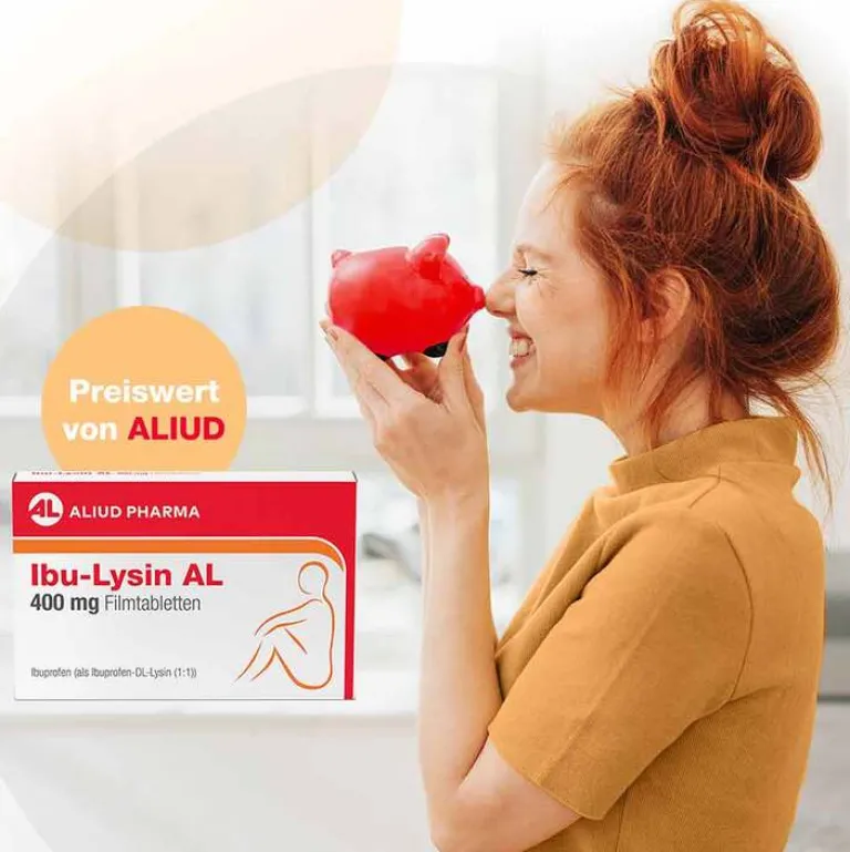 Hot Ibu-Lysin AL 400 mg Filmtabletten, 10 St Zahnschmerztabletten|Regelschmerzen Tabletten