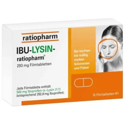 IBU-LYSIN-ratiopharm® 293 mg Filmtabletten, 10 St