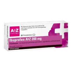 Ibuprofen AbZ 200 mg Filmtabletten, 20 St