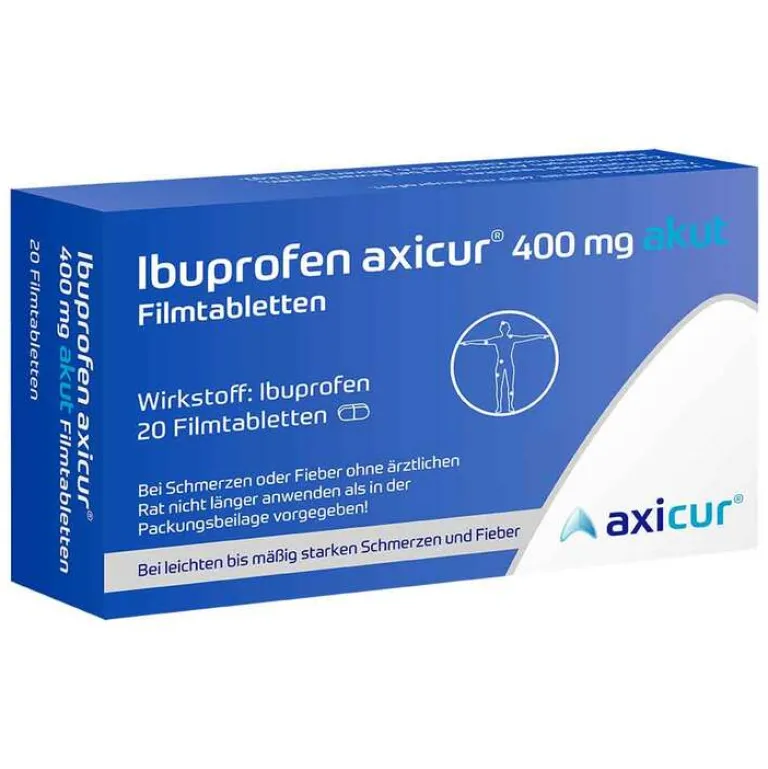 Discount axicur Ibuprofen ® 400 mg akut Filmtabletten, 20 St