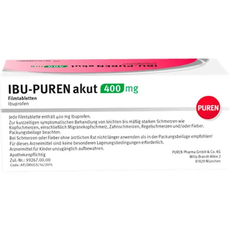 Puren Ibu- akut 400 mg Filmtabletten, 50 St