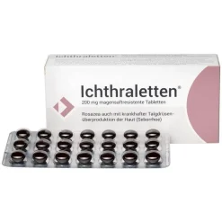 Online Ichtraletten Ichthraletten® 200 mg Tabletten bei Rosazea, 168 St
