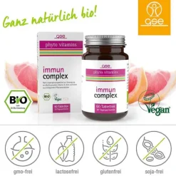 Online Immun Complex Bio Phyto Vitamins Tabletten, 60 St Immunsystem