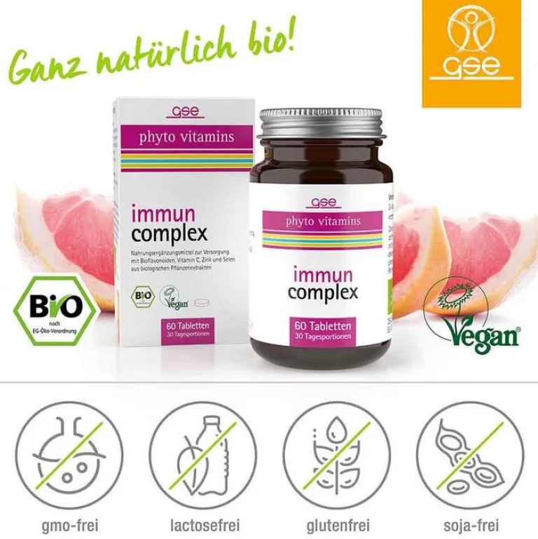 Online Immun Complex Bio Phyto Vitamins Tabletten, 60 St Immunsystem
